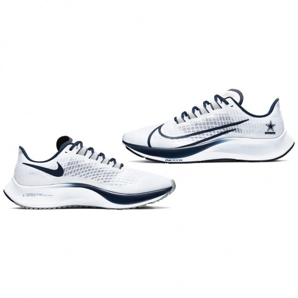 Dallas Cowboys White 2021 NFL Draft Running Shoes ...