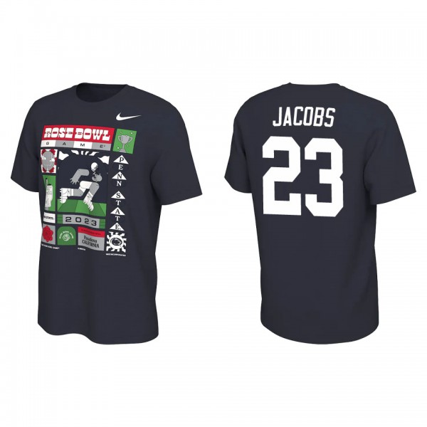 Curtis Jacobs Penn State Nittany Lions Navy 2023 R...