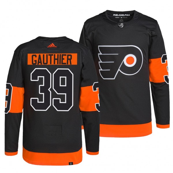 Alternate Cutter Gauthier Flyers #39 Black Primegreen Authentic Jersey