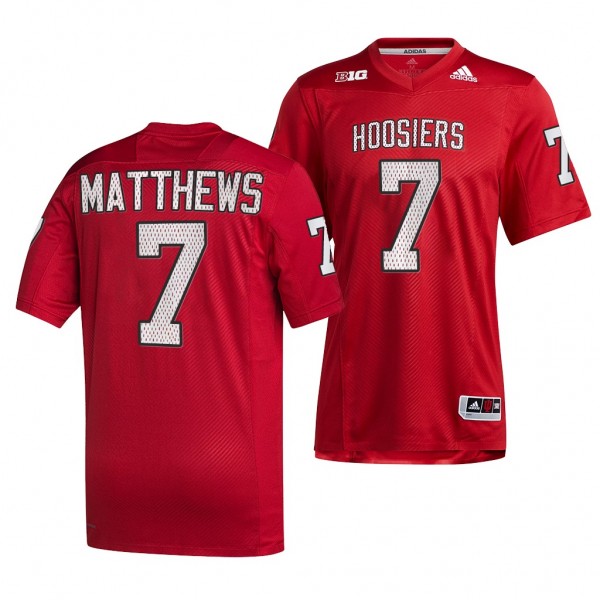 Indiana Hoosiers D.J. Matthews #7 Crimson For Coac...