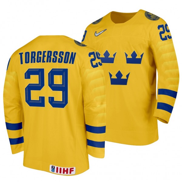 Daniel Torgersson #29 Sweden Hockey 2022 IIHF Worl...