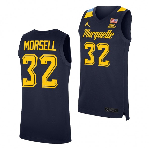 Marquette Golden Eagles Darryl Morsell #32 Blue Co...