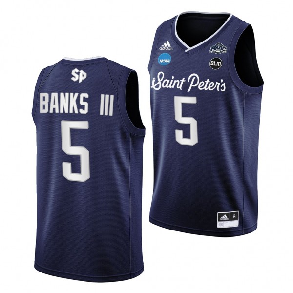 Daryl Banks III Saint Peter's Peacocks 2022 NCAA M...