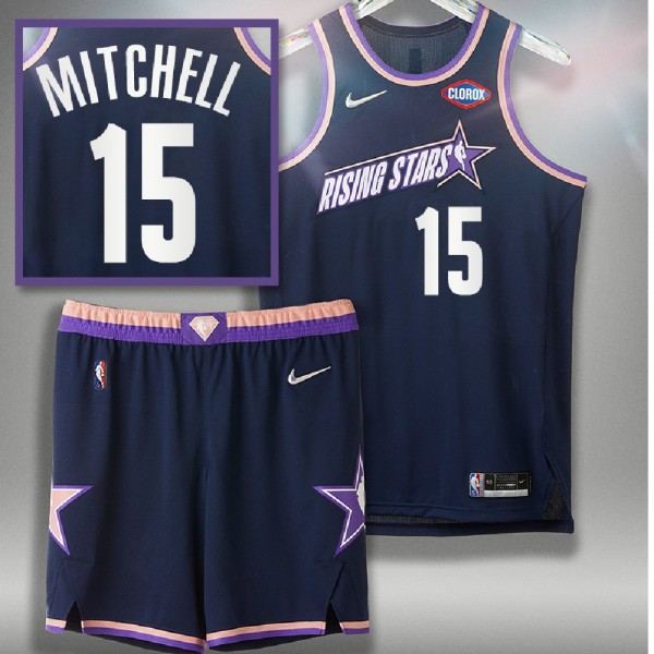 Davion Mitchell 2022 NBA Rising Stars Kings #15 Purple Jersey