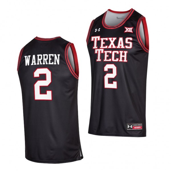 Davion Warren #2 Texas Tech Red Raiders 2022 Colle...