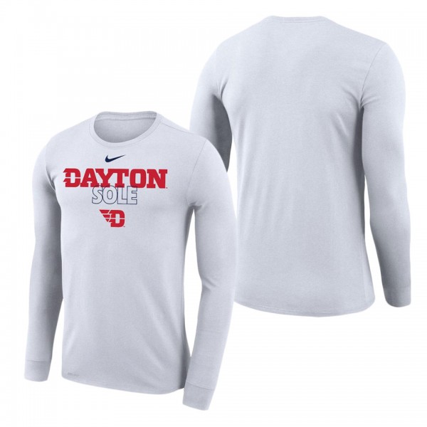 Dayton Flyers On Court Bench Long Sleeve T-Shirt W...