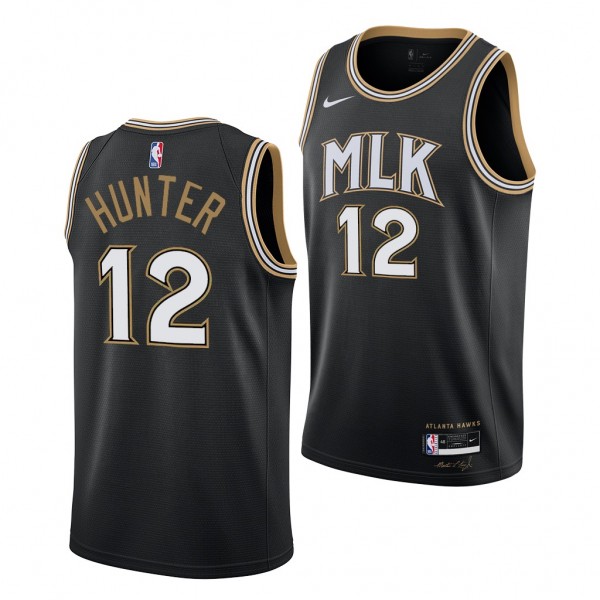 De'andre Hunter #12 Hawks MLK City Hunter Jersey V...