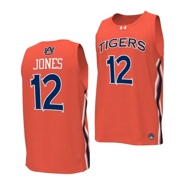 Denver Jones #12 Auburn Tigers College Basketball ...