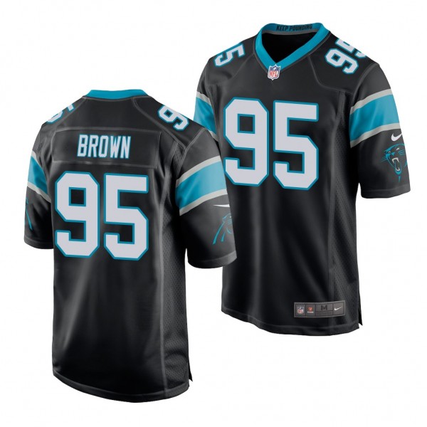 Carolina Panthers Derrick Brown Black 2020 NFL Dra...