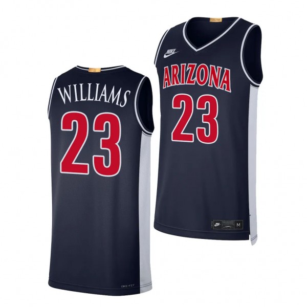 Derrick Williams #23 Arizona Wildcats Limited Retro Basketball Jersey Navy