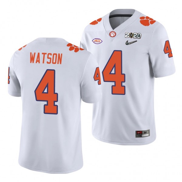 Clemson Tigers Deshaun Watson White 2020 College F...