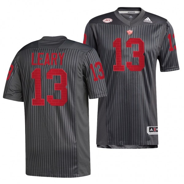 NC State Wolfpack Devin Leary #13 Grey Light it Re...