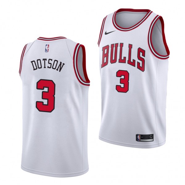 Devon Dotson Chicago Bulls 2020 NBA Draft White Je...