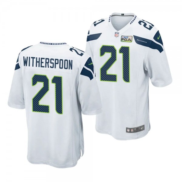 Seattle Seahawks #21 Devon Witherspoon Jersey 2023 NFL Draft White Alternate Men's Seahawks Shirt