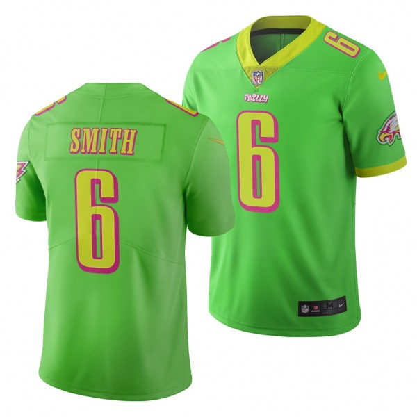 DeVonta Smith Philadelphia Eagles 2021 NFL Draft City Edition Green Jersey Men's
