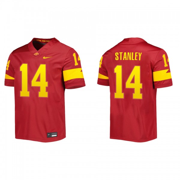 Dimitri Stanley Iowa State Cyclones Untouchable College Football Jersey Cardinal