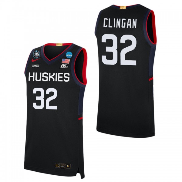 Donovan Clingan UConn Huskies Black College Men's ...