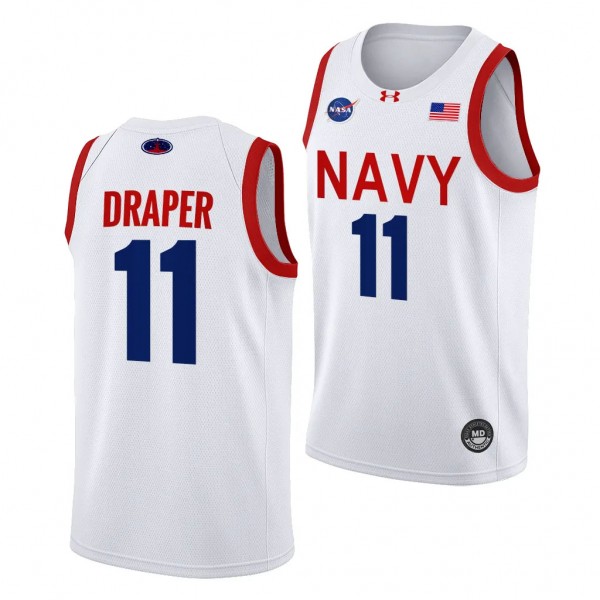Navy Midshipmen Donovan Draper NASA-Themed Basketb...
