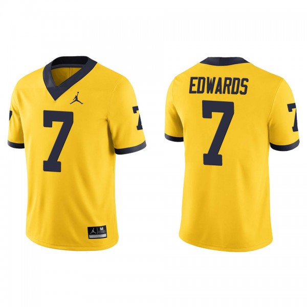 Donovan Edwards Michigan Wolverines Jordan Brand Alternate Game Jersey Maize