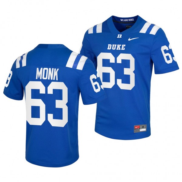 Jacob Monk Duke Blue Devils College Football Blue ...