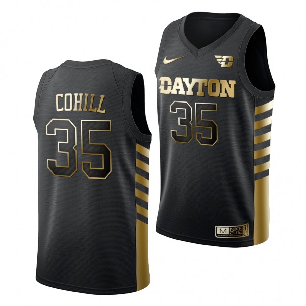 Dayton Flyers Dwayne Cohill Black Golden Edition L...