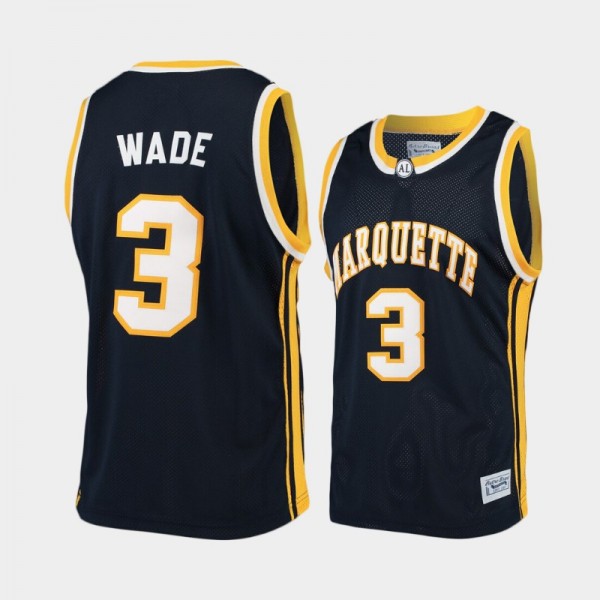 Marquette Golden Eagles Dwyane Wade Navy Alumni Limited College Basketball Jersey
