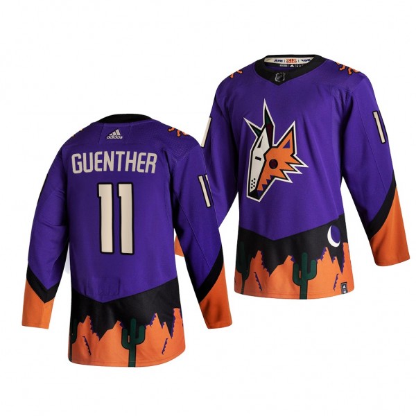 Dylan Guenther Arizona Coyotes #11 Purple Jersey 2...