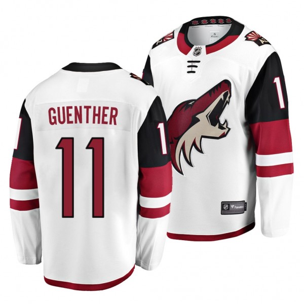 Dylan Guenther Arizona Coyotes #11 White Jersey 20...