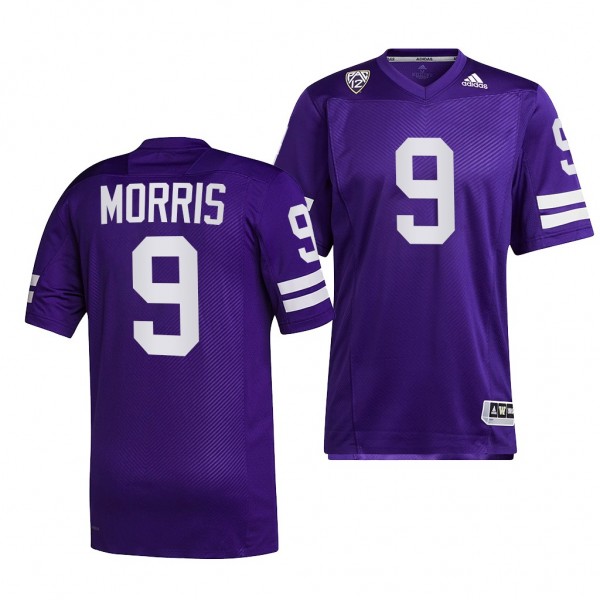 Washington Huskies Dylan Morris #9 Purple 91 Throw...