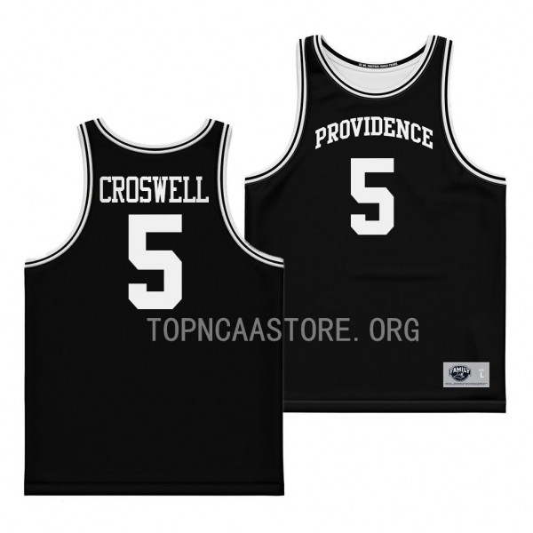 Ed Croswell #5 Providence Friars Replica College B...