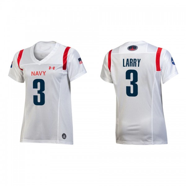 Elias Larry Women's Navy Midshipmen Under Armour 2022 Special Games Replica Jersey White