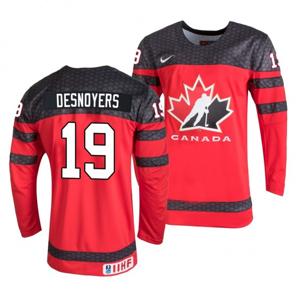 Elliot Desnoyers #19 Canada Hockey 2022 IIHF World...