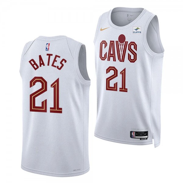 2023 NBA Draft Emoni Bates #21 Cavaliers White Ass...