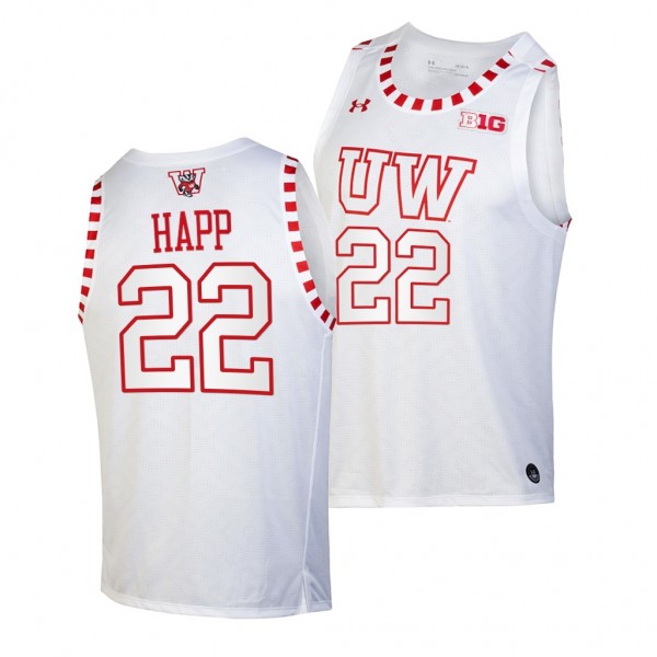 Ethan Happ #22 Wisconsin Badgers By The Players Al...