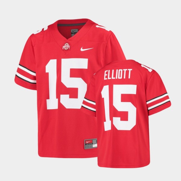 Ohio State Buckeyes Ezekiel Elliott Scarlet Alumni Football Game Jersey