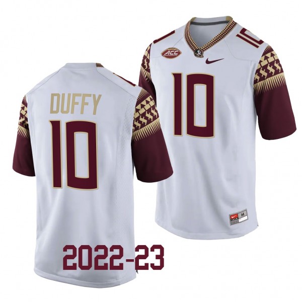 AJ Duffy Florida State Seminoles College Football White Men Replica 10 Jersey 2022-23