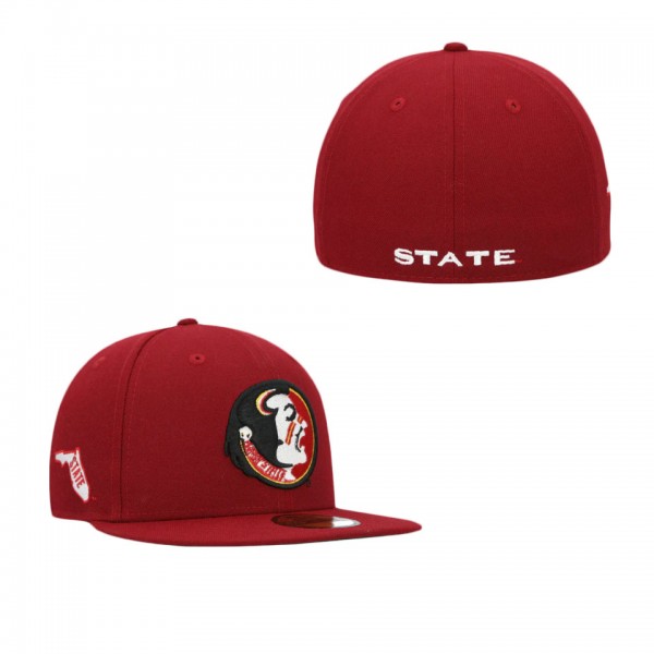 Florida State Seminoles Garnet Vault Multi 59FIFTY Fitted Hat