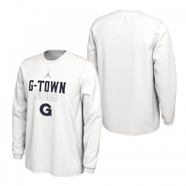 Georgetown Hoyas Jordan Brand On Court Long Sleeve...