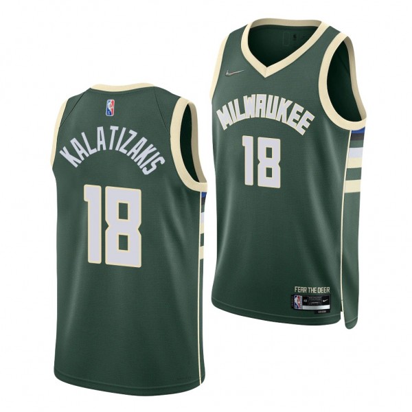 2021 NBA Draft Georgios Kalaitzakis #18 Bucks 75th...
