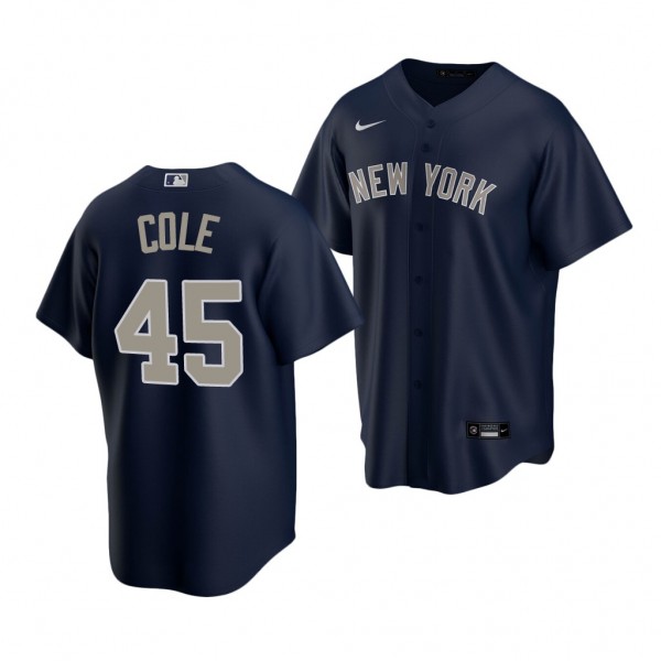 New York Yankees Gerrit Cole 2022 Replica Navy #45...