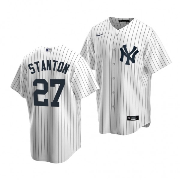 New York Yankees Giancarlo Stanton 2022 Replica Wh...
