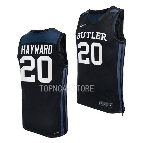 Gordon Hayward #20 Butler Bulldogs College Basketball Alumni Jersey Black