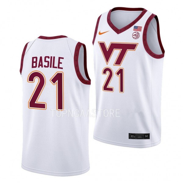 Grant Basile Virginia Tech Hokies 2022-23 Home Bas...