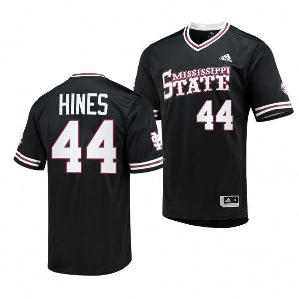 Hunter Hines Mississippi State Bulldogs #44 Black ...