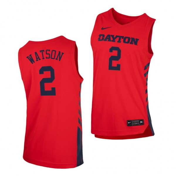 Dayton Flyers Ibi Watson Red Replica College Basketball Jersey