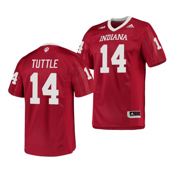 Indiana Hoosiers Jack Tuttle Crimson College Footb...