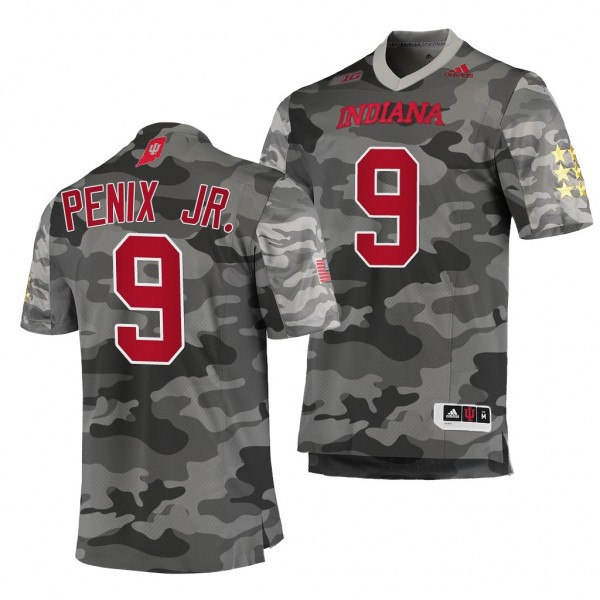 Indiana Hoosiers Michael Penix Jr. Gray College Football Salute To Service Jersey