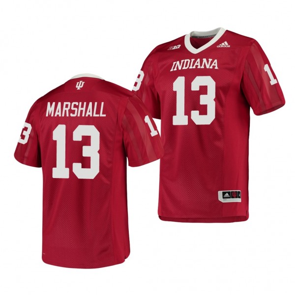Indiana Hoosiers Miles Marshall Crimson College Football Game Jersey
