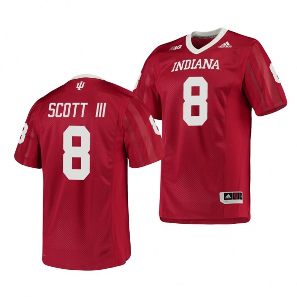 Indiana Hoosiers Stevie Scott III Crimson College Football Game Jersey