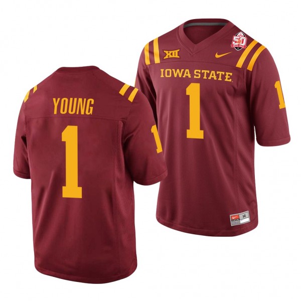 Iowa State Cyclones Isheem Young 2021 Fiesta Bowl ...